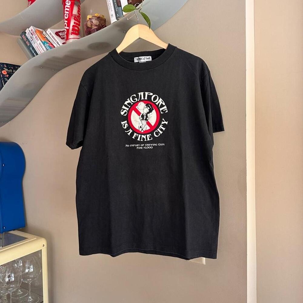 Vintage Singapore Is A Fine City Promo Shirt
